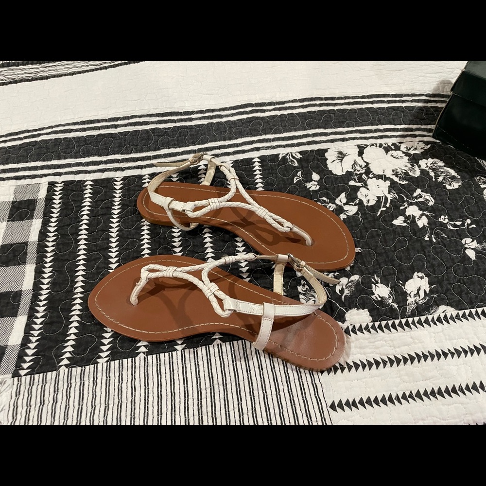 White Ralph Lauren sandals